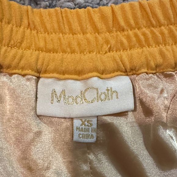 Modcloth Sunny Yellow A-Line Skirt - Picture 2 of 3